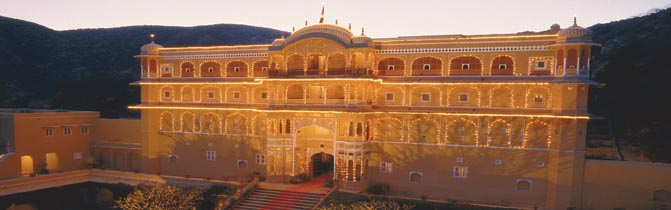 Hotel Samode Palace Jaipur Rajasthan India
